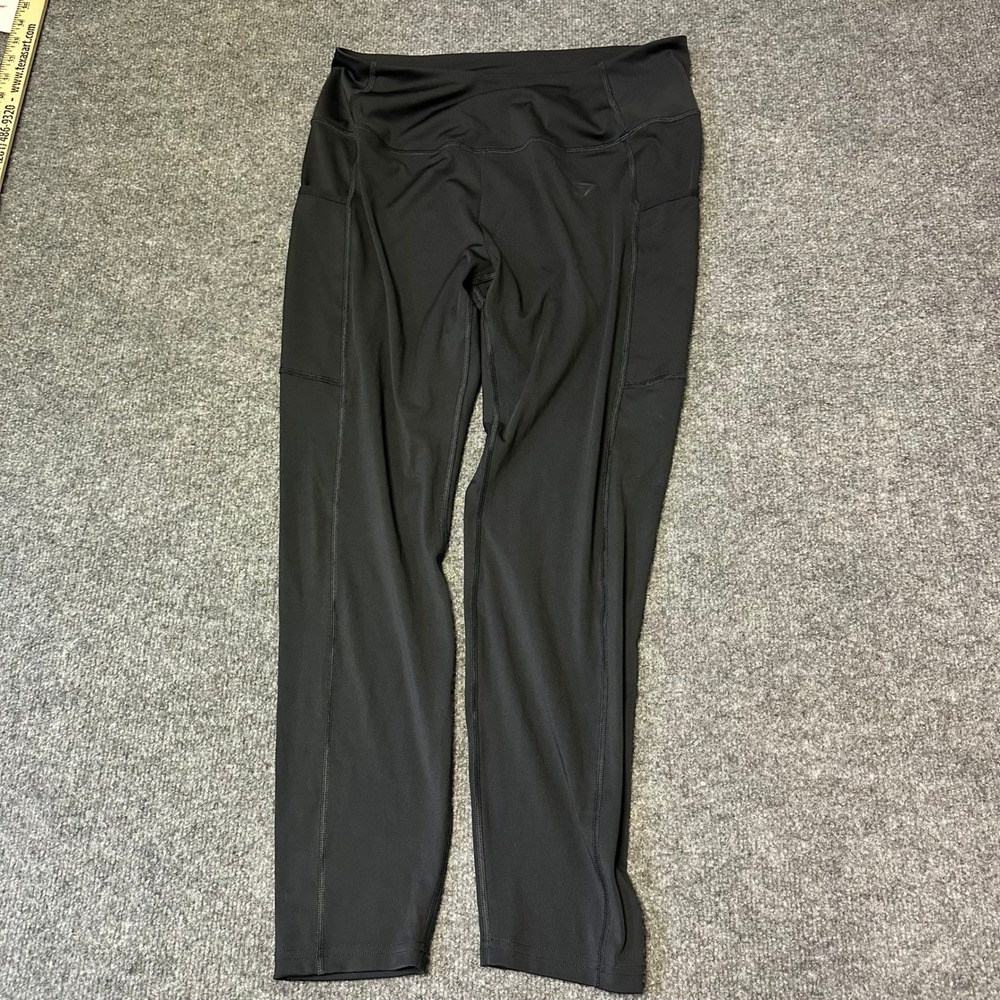 Gymshark Leggings Womens Size XXL Black High Waisted Athletic Pockets Stretch